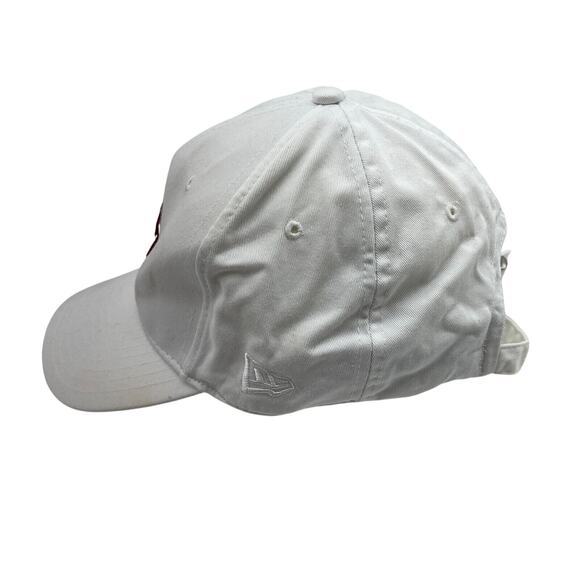 New Era NHL Draft Vancouver White Baseball Hat Cap OSFA Some Discoloration - Picture 2 of 9